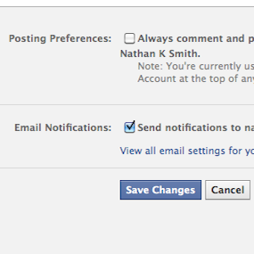 facebook page edit posting preferences