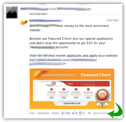 too many sponsored posts on facebook